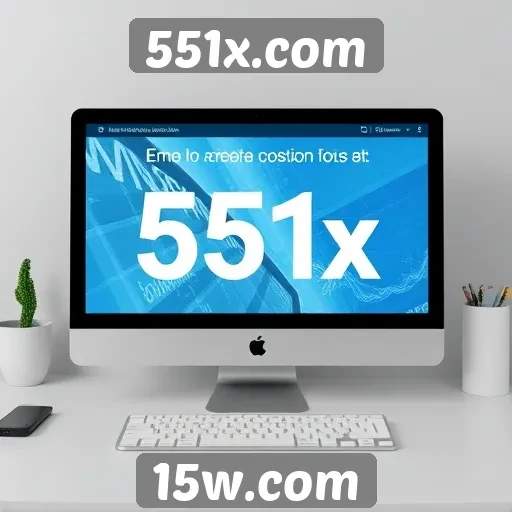 Experiência do usuário no site 551x.com
